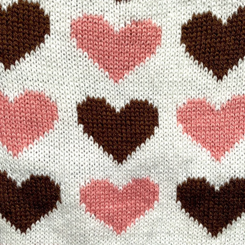 Pet Sweater - Valentine's Day Hearts - Brand New